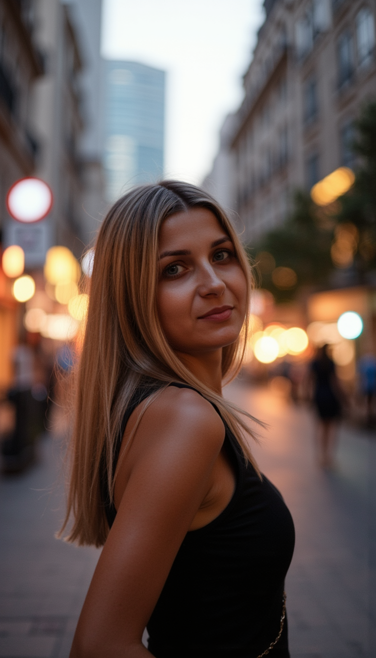 ИИ-Фото для Знакомств: Симметрия и Блик города
 - Фотосессия с ИИ AIQA