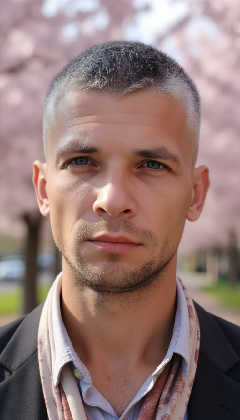 Весенняя Фотосессия: Симметрия, Свет & Выразительный Взгляд
