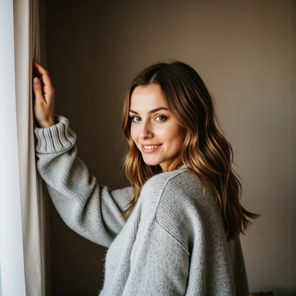 AI cozy pregnancy photos: serene & stylish - Фотосессия с ИИ AIQA