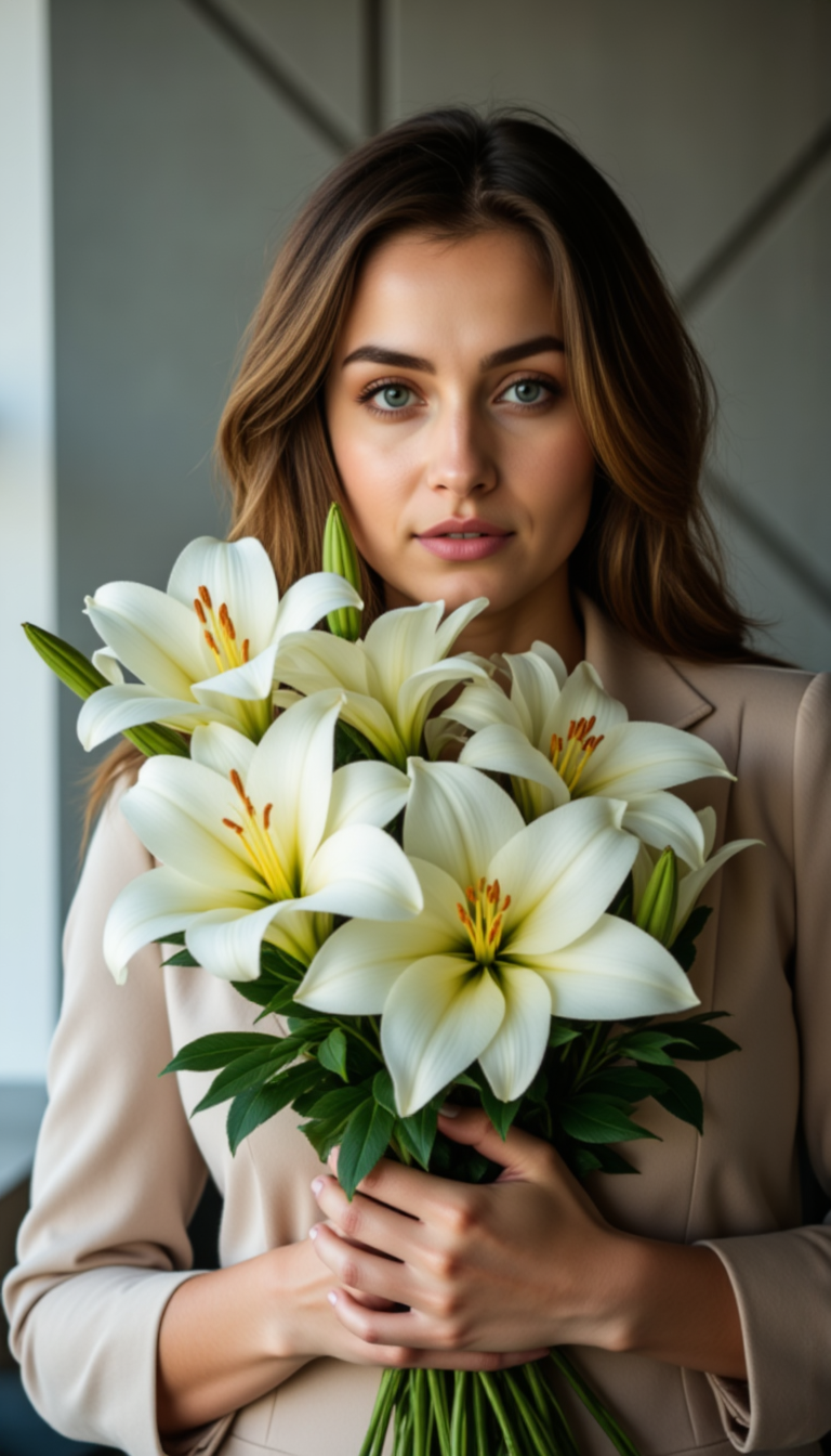 Лилия: Асимметрия, Свет и Canon EOS R5
 - Фотосессия с нейросетью