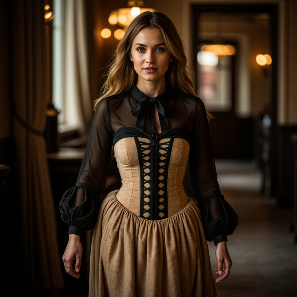 Готичные фото бесплатно: портрет нейросетью - Фотосессия с нейросетью